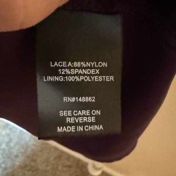 Torrid Deep Purple High Neck Lace Skater Party Dress Size 18 - Picture 14 of 16